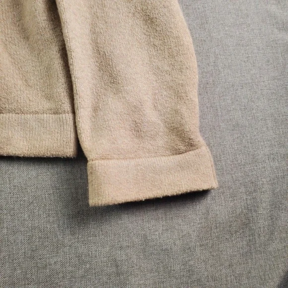 Faherty Jackson Popover Sweater Womens XL Oatmeal Beige V-Neck Pullover Stretch - Picture 12 of 12